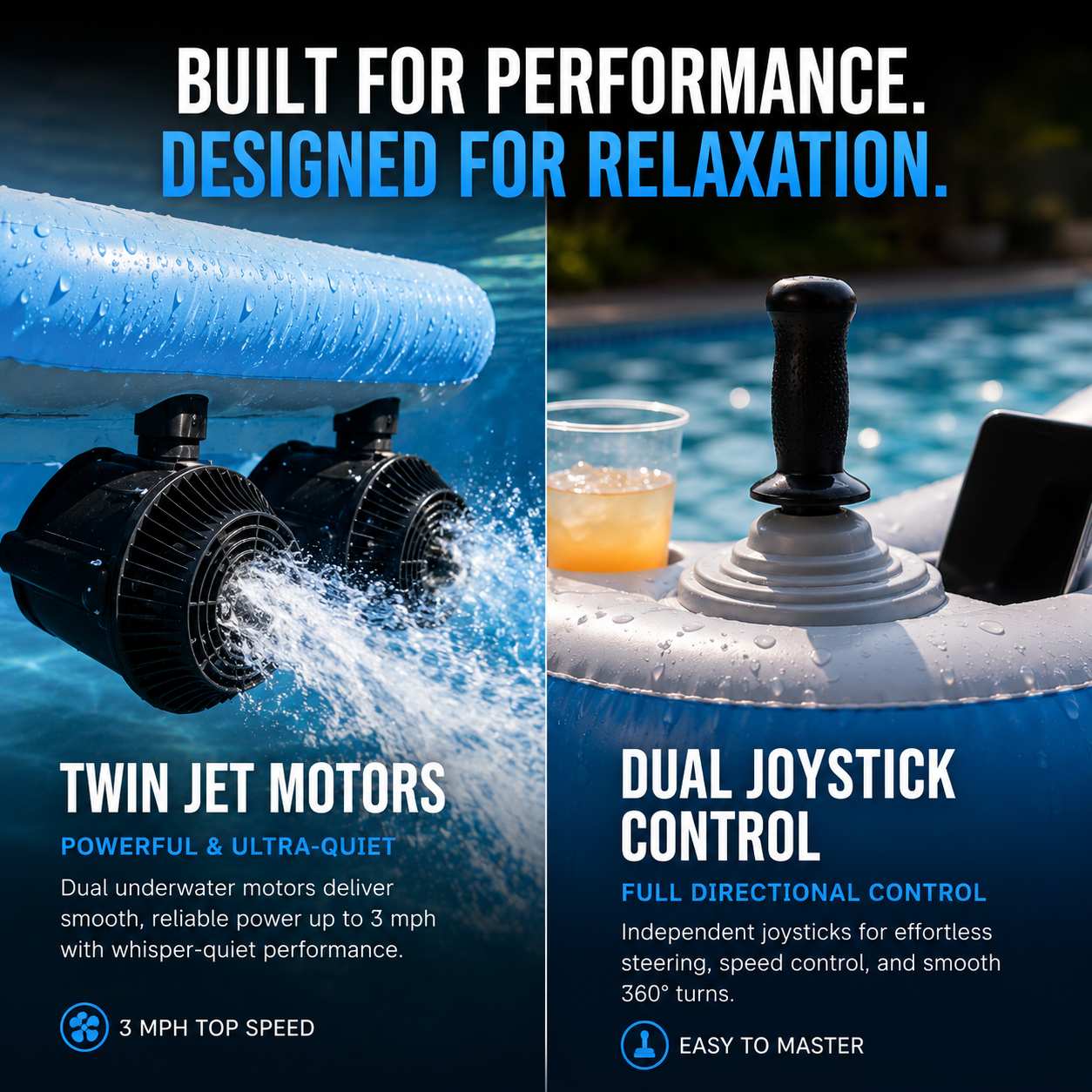 Bluewaves™ Motorized Pool Lounger